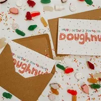 Doughnut Funny Birthday Card A6 gallery shot 8