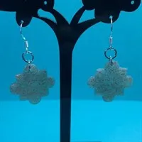 Dusk shimmer moroccan tile dangles