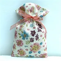 Eco Friendly Floral Fabric Gift Bag