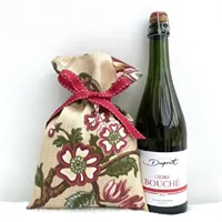 Eco Friendly Floral Linen Gift Bag Size 2