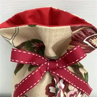 Eco Friendly Floral Linen Gift Bag Lining 4