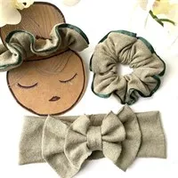 Olive Green Hair Accessories - Eco