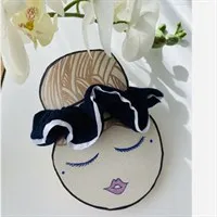 Eco-friendly Scrunchies ~ Navy Blue Cute