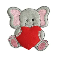 Elephant Heart Hanger Or Magnet 2