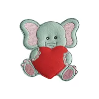 Elephant Heart Hanger Or Magnet 3