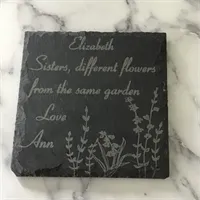 Engraved Coaster, Personalised Gift