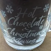 Hot Chocolate & Christmas Movies Glass Mug gallery shot 8