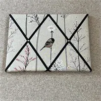 Fabric Message Board, Photo Display Bird