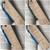 Father’s Day personalised bookmark laser 2 gallery shot 3