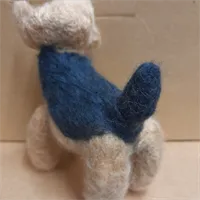 Felted dog-Felted Animal Sculpture,Needl 4 gallery shot 10