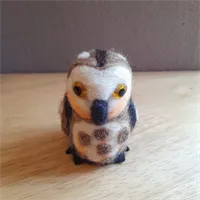 Felted Owl-felted Animal Sculpture,