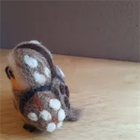 Felted Owl-Felted Animal Sculpture,Needl 3