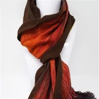 Fireside luxury cashmere scarf