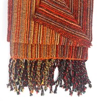 Fireworks handwoven throw blanket
