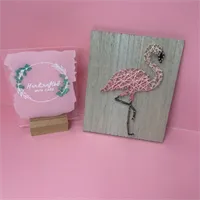 Flamingo String Art