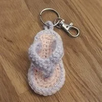 Flip flop keyring