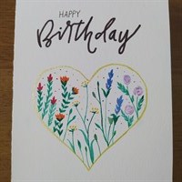 Floral Birthday Card