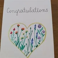 Floral Congratulations Card