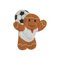 Football Player Gingerbread Character