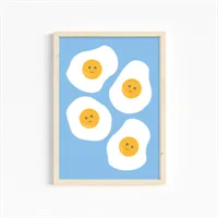 Fried Egg Kitchen Print 1 gallery shot 1