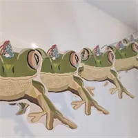Froggy Frog party bunting/ banner 6