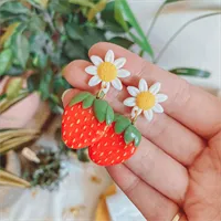 Fruit And Flower Dangle Earrings 1 gallery shot 1