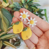 Fruit And Flower Dangle Earrings 3