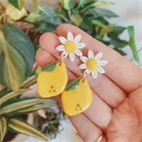 Fruit And Flower Dangle Earrings 3 gallery shot 11