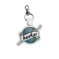 Fun Hooker Crochet Keyring