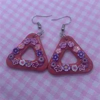 Geometric spring fling dangles triangle 2