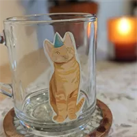 Glass cat Mug 2 gallery shot 9