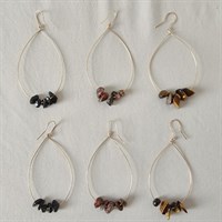 Gold Filled Crystal Hoop Earrings