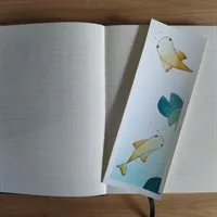 Goldfish watercolour bookmark
