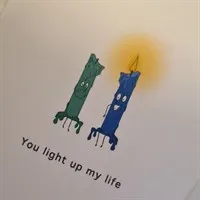 Greeting Card. You light up my Life gallery shot 3