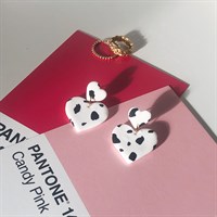 H A R L E Y heart dangle earrings