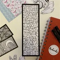 Hand Illustrated Cat Bookmark gallery shot 1