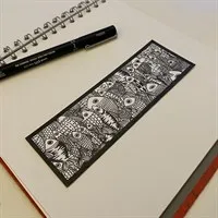 Hand Illustrated Patterned Book