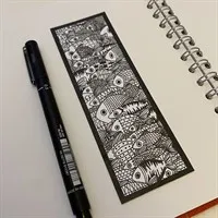 Double-Sided Fish Bookmark