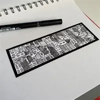 Illustrated Bookmark With Repeating Pattern gallery shot 10