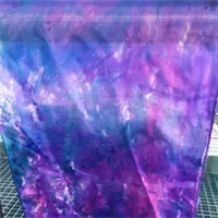 Hand-painted Silk Scarf: Crown-chakra 1