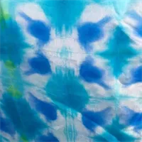 Hand-painted Silk Scarf: Throat-chakra 3 gallery shot 10