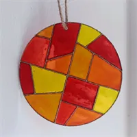 Hand Painted Stained Glass Suncatchers 12