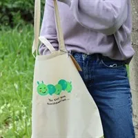 Hand painted tote bag- Caterpillar