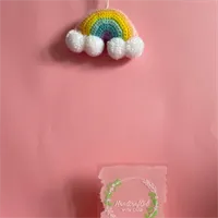Handmade Crochet Rainbow Wall Hanging