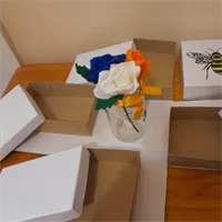 Handmade Exploding Box Flowers inside 3