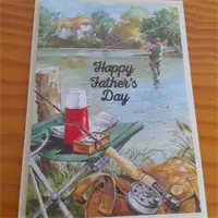 Handmade Fathers day Fishing card 2