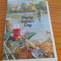 Handmade Fathers day Fishing card 3