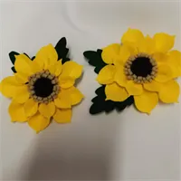 Handmade felt Sunflower Broach gift Idea 1 gallery shot 10