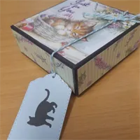 Handmade gift box with lid and reusable  4