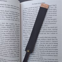 Handmade Leather Bookmark-copper Detail